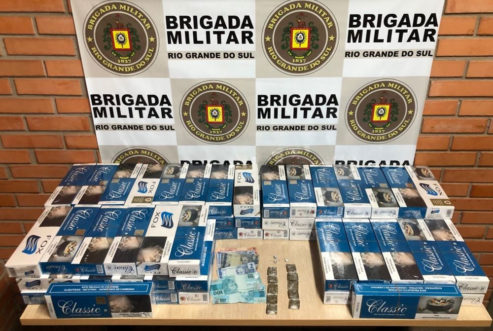 Homem é preso com 75 pacotes de cigarros contrabandeados em Garibaldi