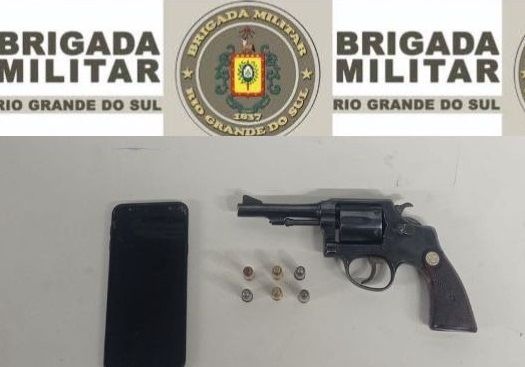 BM prende dupla por porte ilegal de arma em Garibaldi 