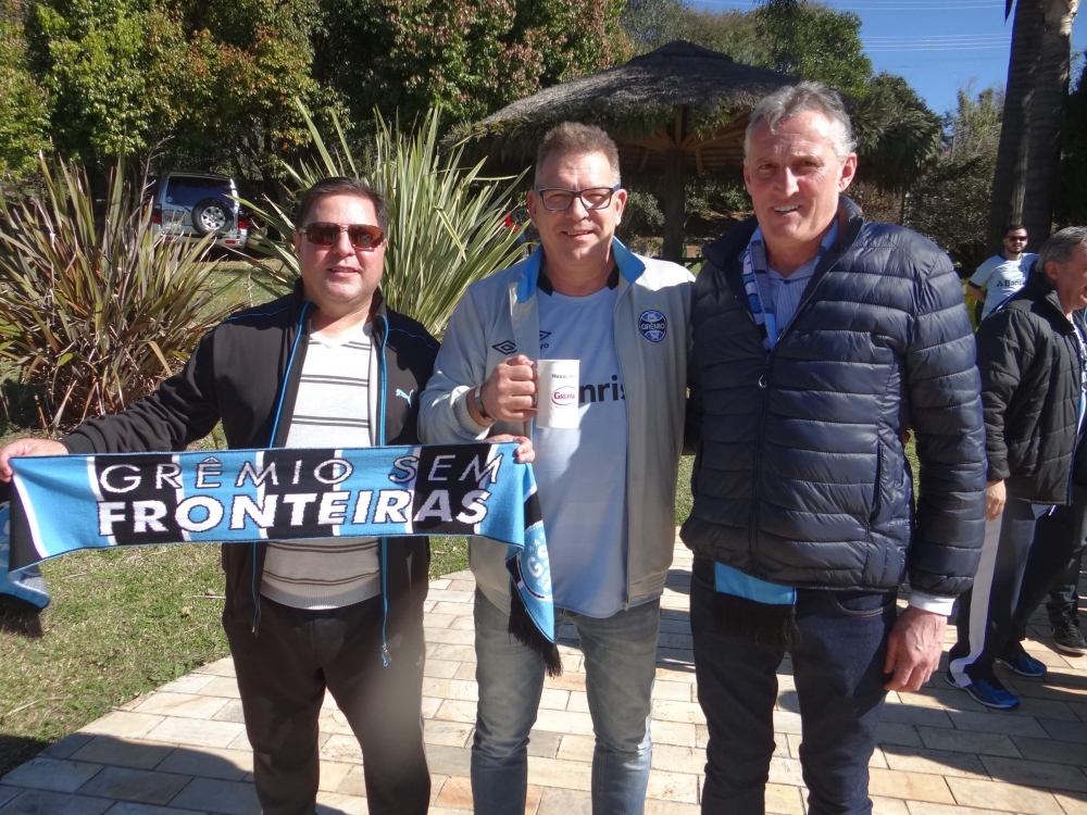 Vice-presidente do Grêmio participa de evento na Garibaldina
