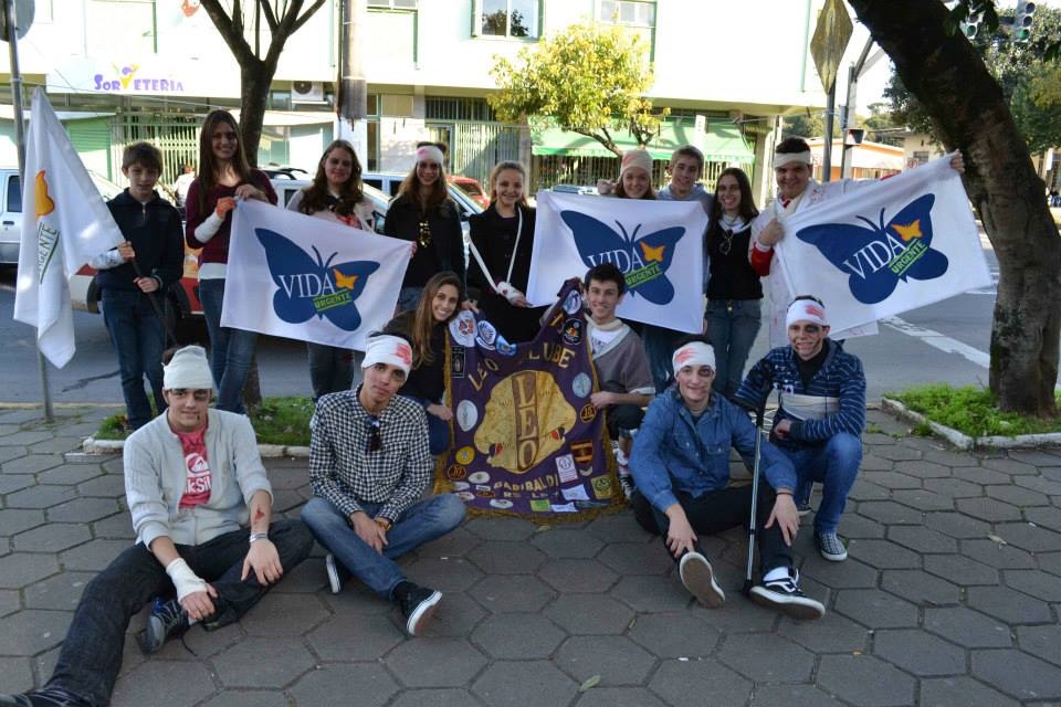 Campanha de trânsito em Garibaldi