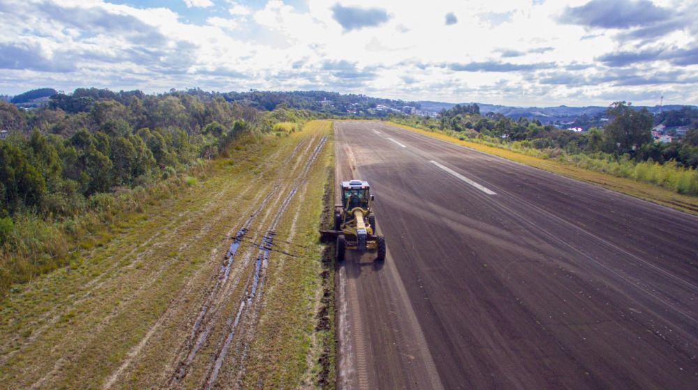 Aeroclube de Garibaldi recebe manutenção