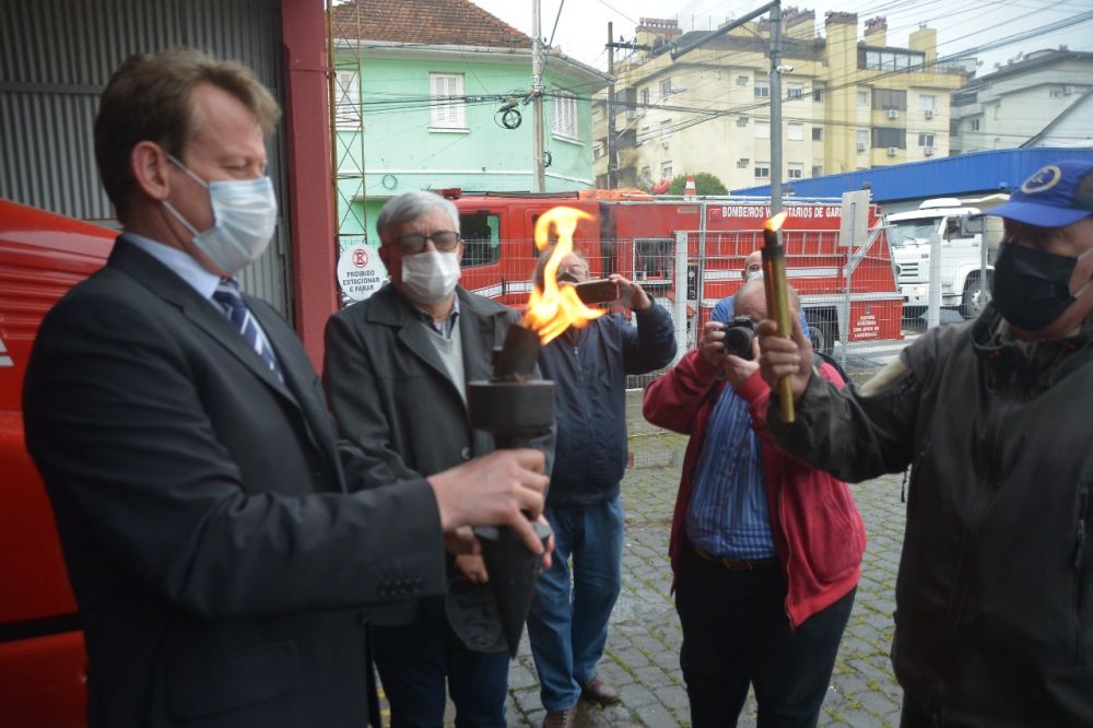 Fogo Simbólico chega em Garibaldi e Bento Gonçalves