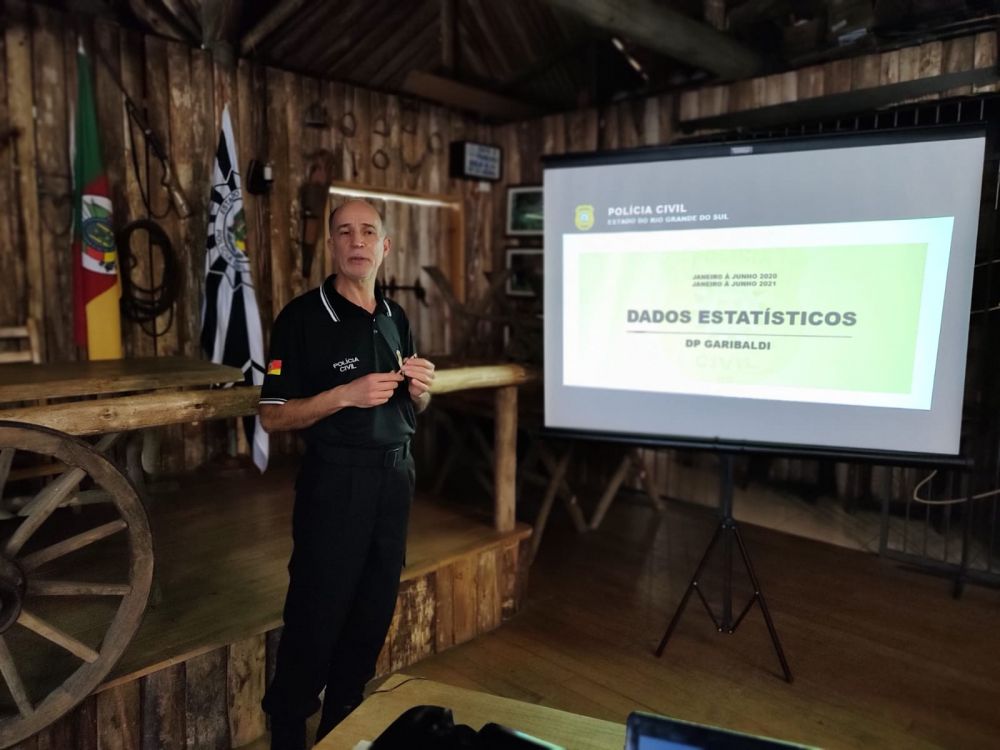 Polícia Civil apresenta dados estatísticos do primeiro semestre em Garibaldi