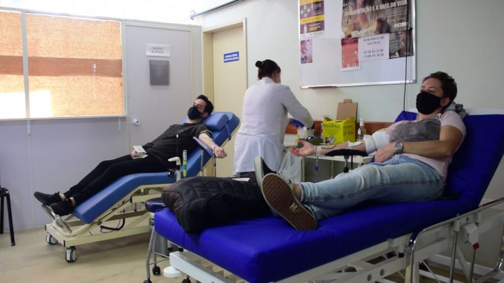 Dia D de doação termina com 81 bolsas de sangue em Bento