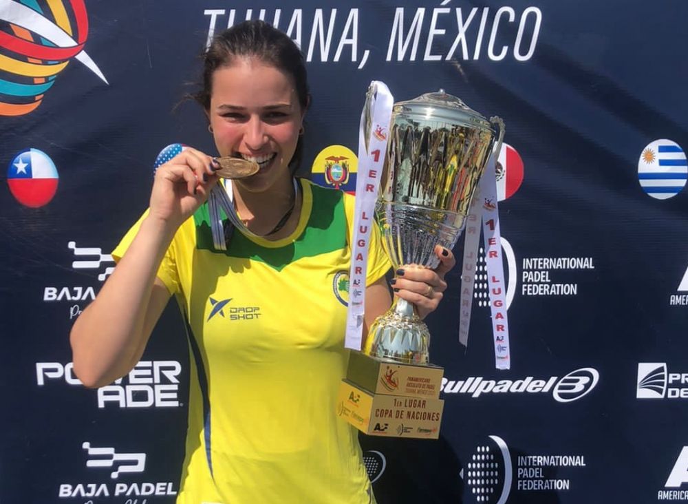 Atleta de Bento é campeã do Panamericano de Padel no México