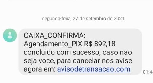 “Agendamento Pix” é o golpe da vez na região