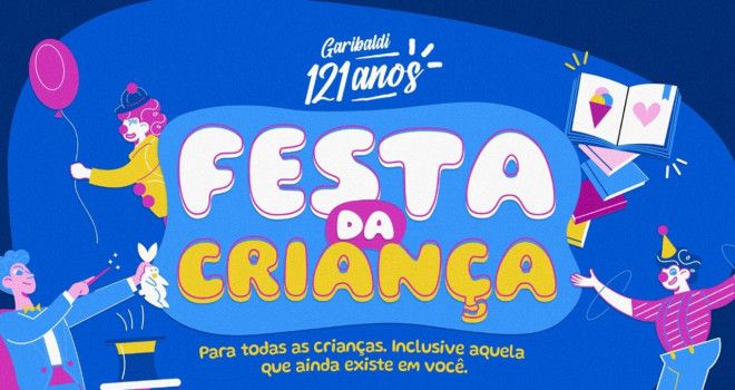 Garibaldi promove a Festa da Criança neste domingo