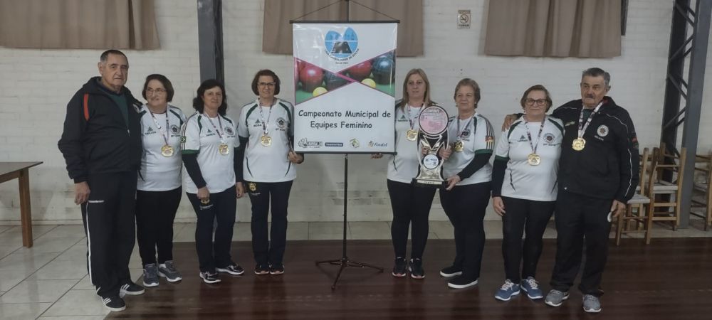 Clube Integração é campeão do Municipal Feminino de Bocha