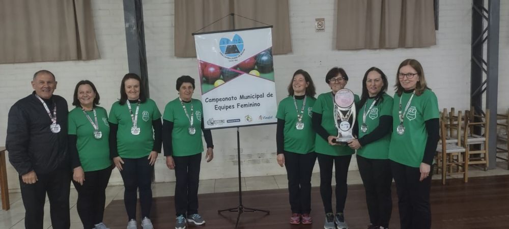 Clube Integração é campeão do Municipal Feminino de Bocha