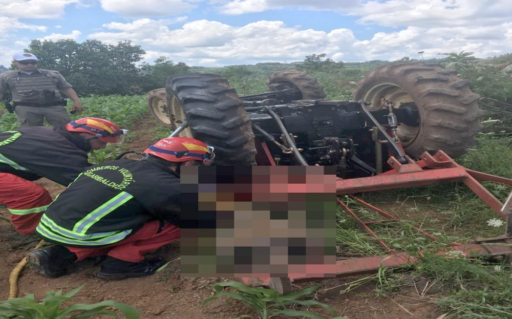 Agricultor morre esmagado por trator no interior de Boa Vista do Sul