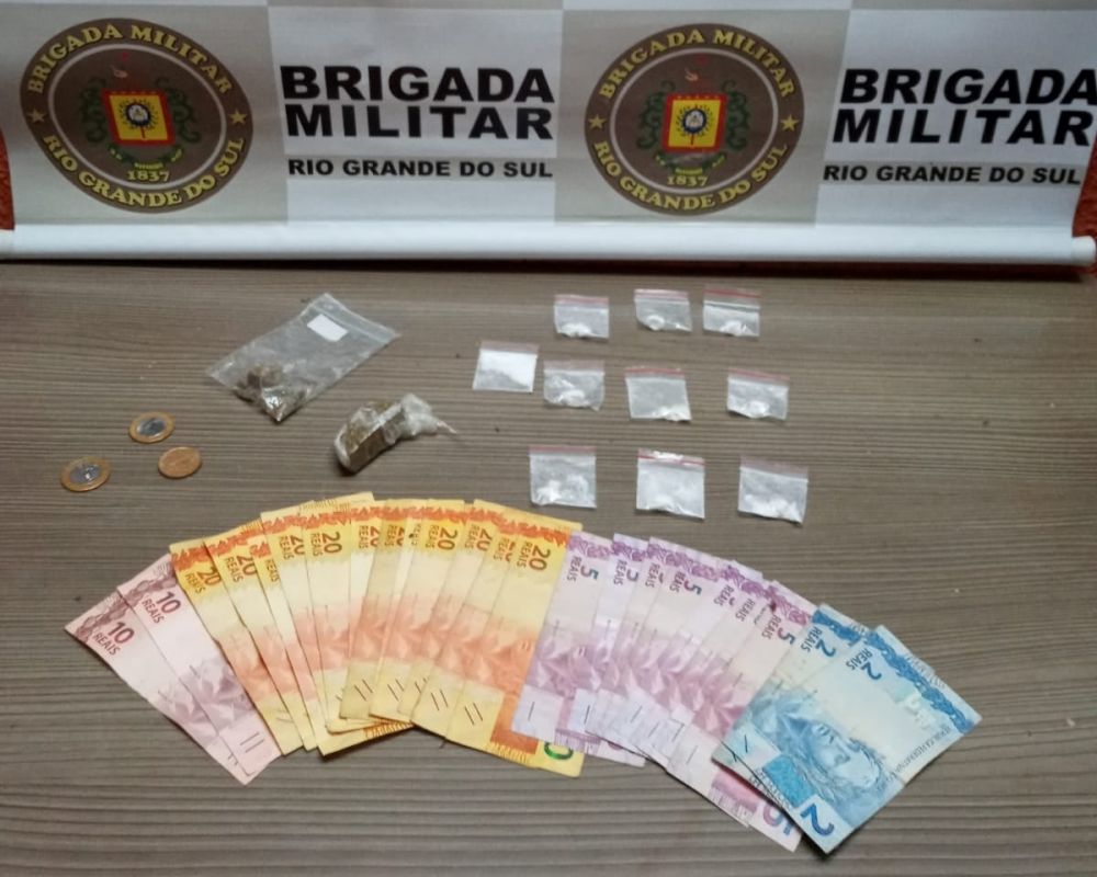 Dois homens são presos por tráfico de drogas em Garibaldi