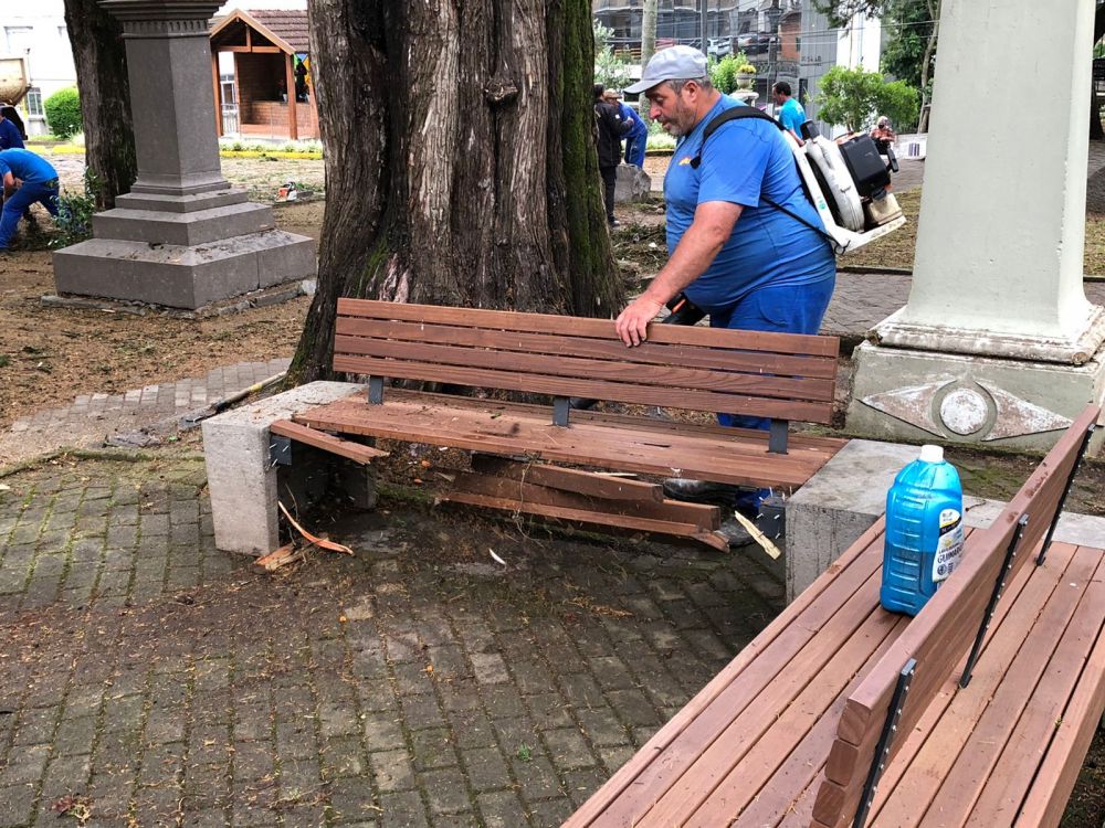 Garibaldi amanhece se recuperando dos estragos do temporal