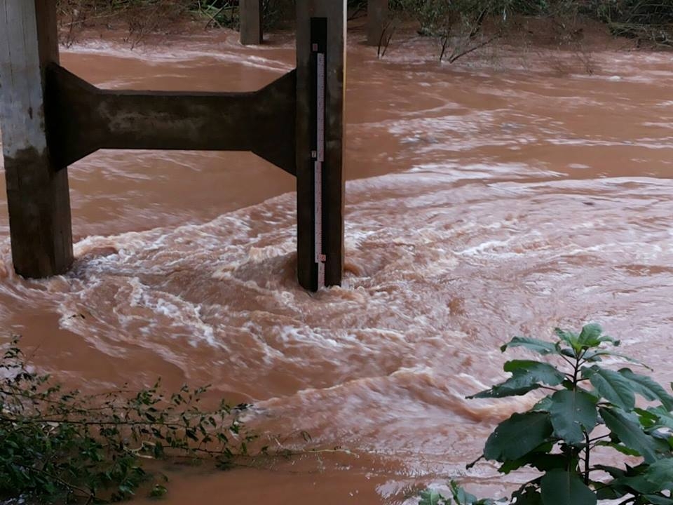 Bombeiros de Bom Princípio monitoram Arroio Forroméco e Rio Caí