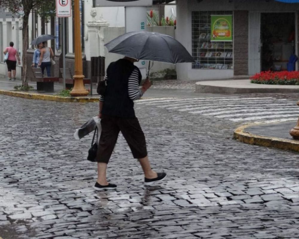Fim de semana será chuvoso na Serra Gaúcha