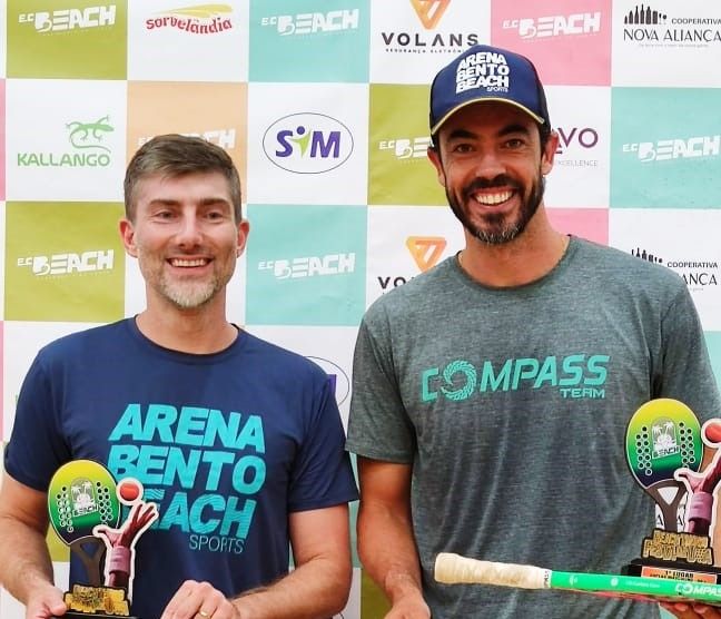 Dupla de Bento conquista torneio de Beach Tennis da Festa da Uva