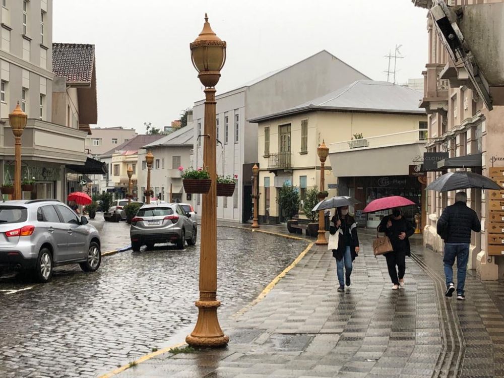 Semana inicia com chuva e tempo instável em Garibaldi e Carlos Barbosa