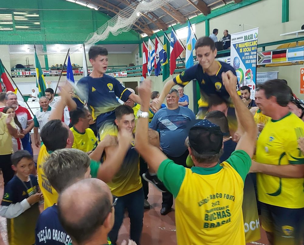 Brasil é campeão do Panamericano de Bocha em Carlos Barbosa