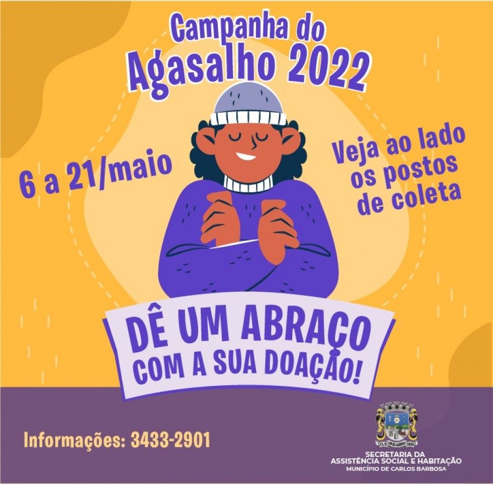 Carlos Barbosa inicia a Campanha do Agasalho 2022