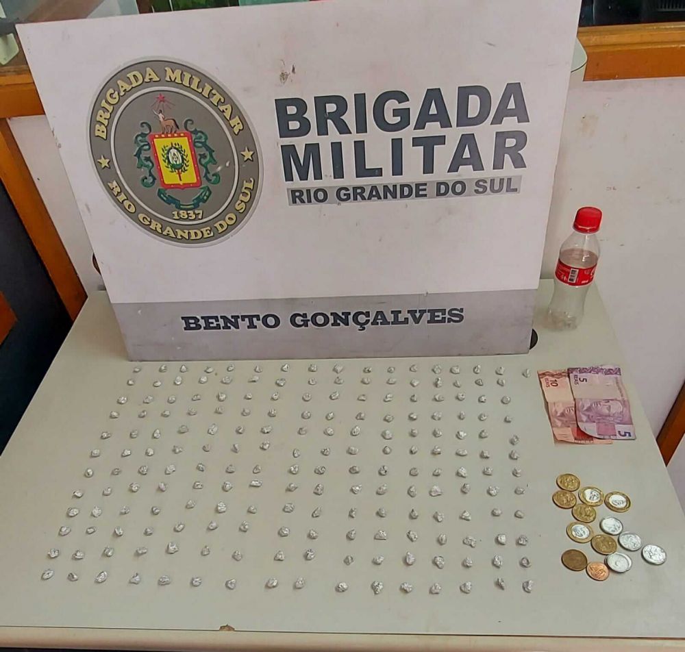 Força tática prende homem por tráfico de drogas nesta sexta-feira