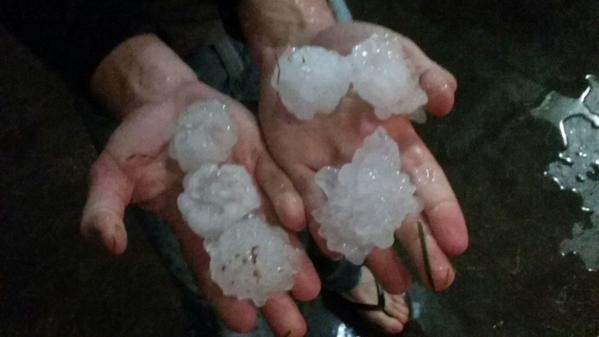 Cerca de 40 municípios do RS foram atingidos por queda de granizo