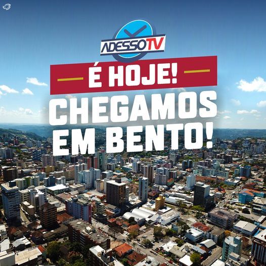 Canal Adesso TV  chega em Bento Gonçalves nesta quinta