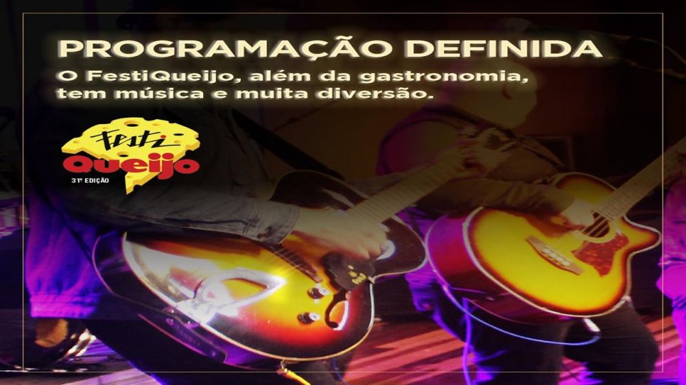 Festiqueijo divulga a programação dos shows