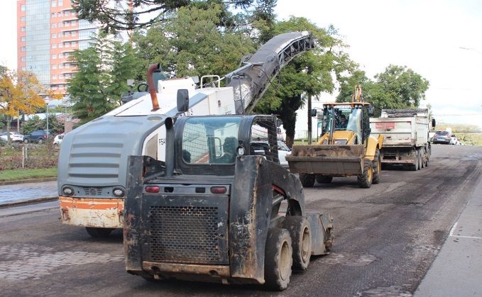 Obras de pavimentação na entrada de Bento estão em andamento