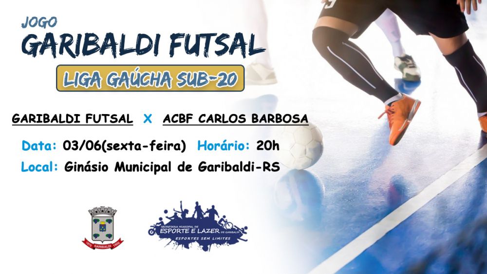 Garibaldi Futsal estreia na Liga Gaúcha Sub-20 