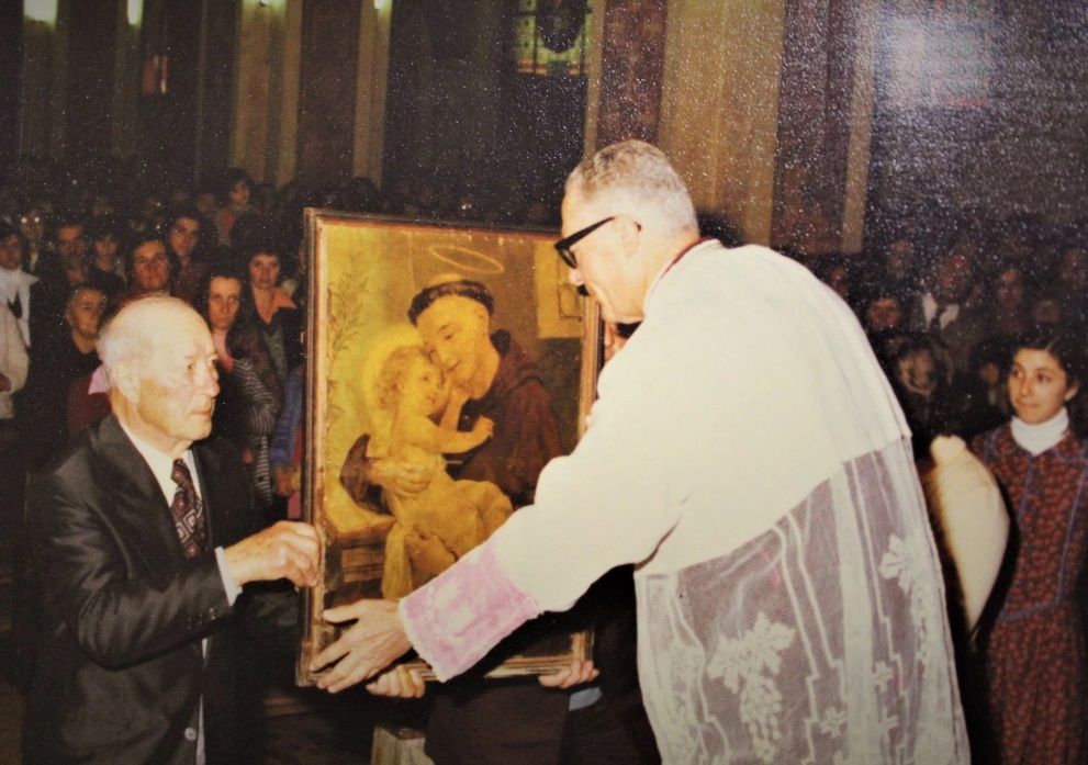 Quadro que deu início aos festejos de Santo Antônio retorna ao acervo da Paróquia