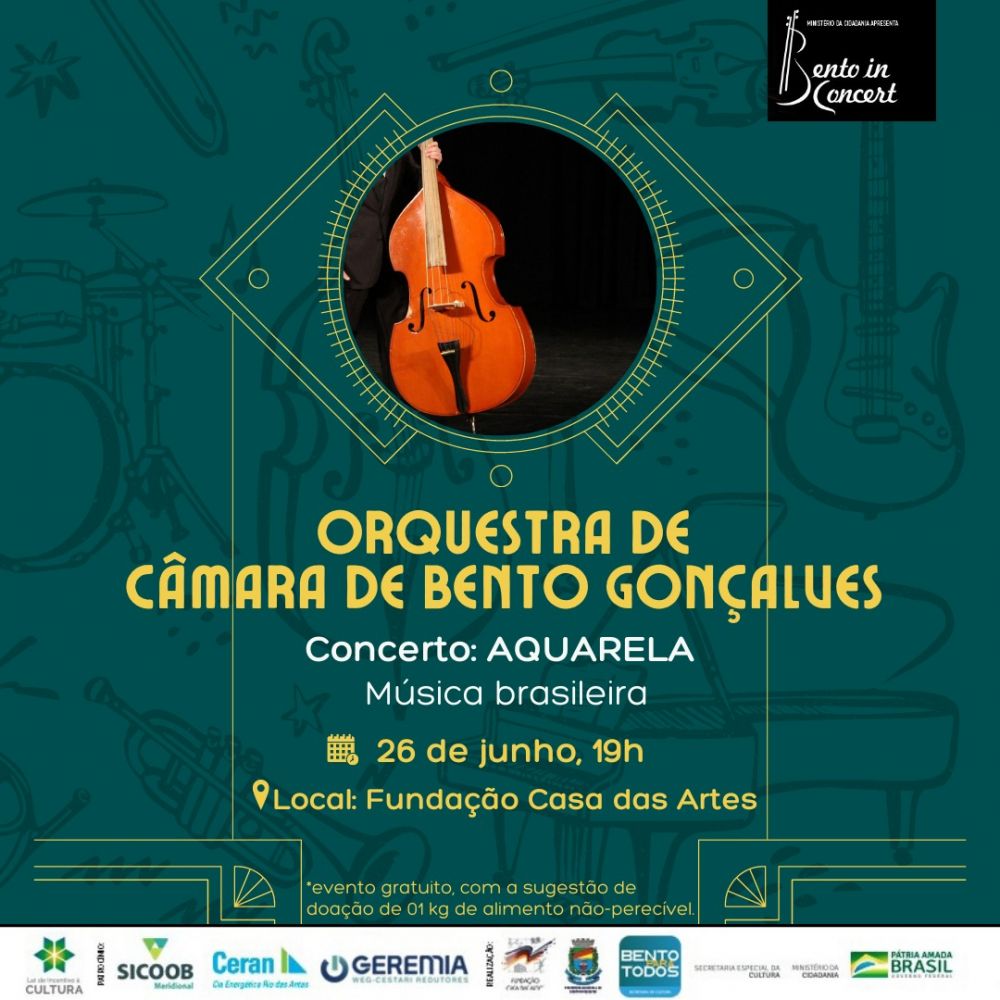 "Aquarela" é o novo concerto da Orquestra de Câmara de Bento