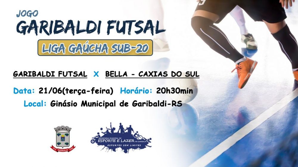 Garibaldi Futsal enfrenta o Bella - Caxias do Sul nesta terça-feira