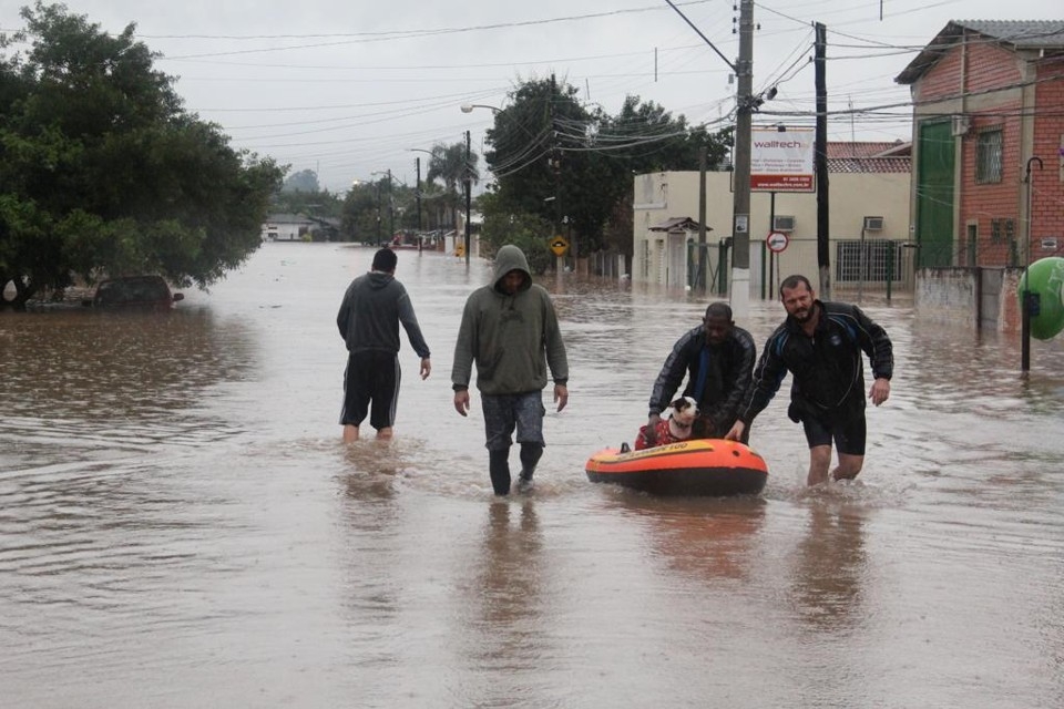 Chuvas já atingem 66 cidades no RS