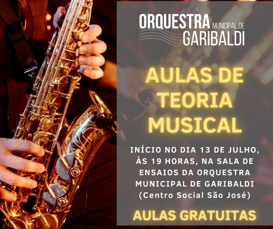 Orquestra Municipal de Garibaldi abre nova turma de Teoria Musical