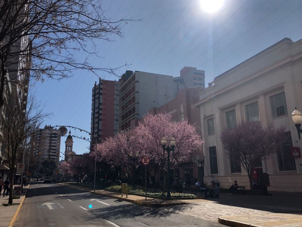 Bento, Garibaldi e Carlos Barbosa registram sol e temperaturas elevadas nesta segunda