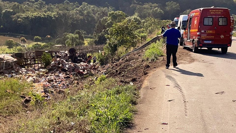 Acidente resulta em morte no interior de Bento Gonçalves