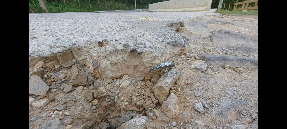 Empresa abandona obra e ponte entre Bento e Garibaldi segue inacabada