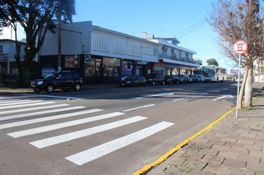 Trecho da Avenida Osvaldo Aranha é duplicado em Bento