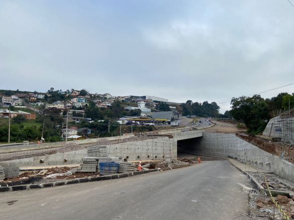Conclusão do túnel do bairro São João é novamente adiada em Bento
