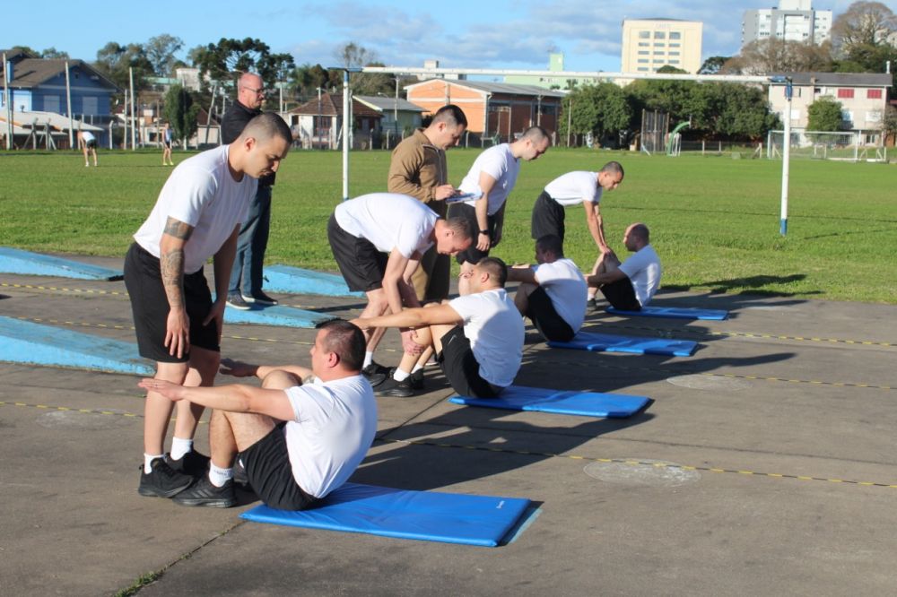 Futuros agentes municipais de Bento Gonçalves passam por testes físicos