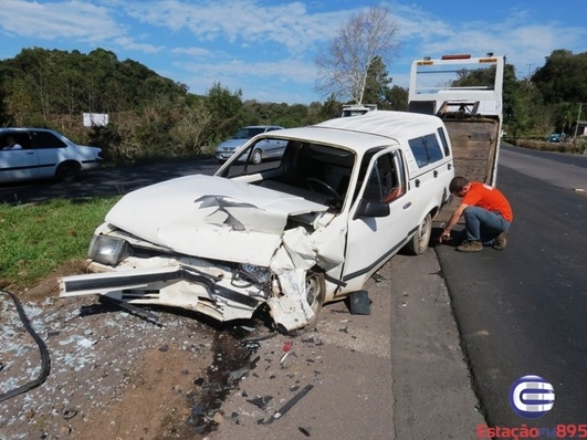 Mais um acidente na RSC - 470, desta vez no trevo da Garibaldina