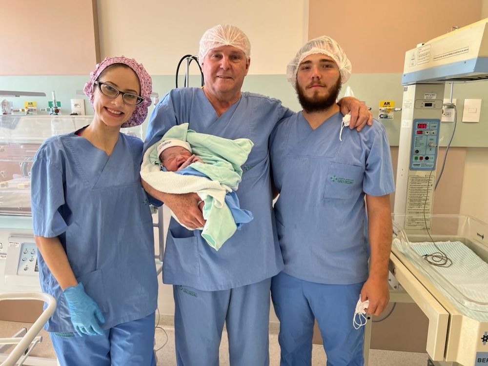 Nasce primeiro bebê na Maternidade Dr.  Cláudio Dalmaz