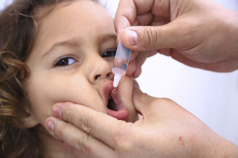 Campanha de vacinação contra poliomielite é prorrogada até 30 de setembro