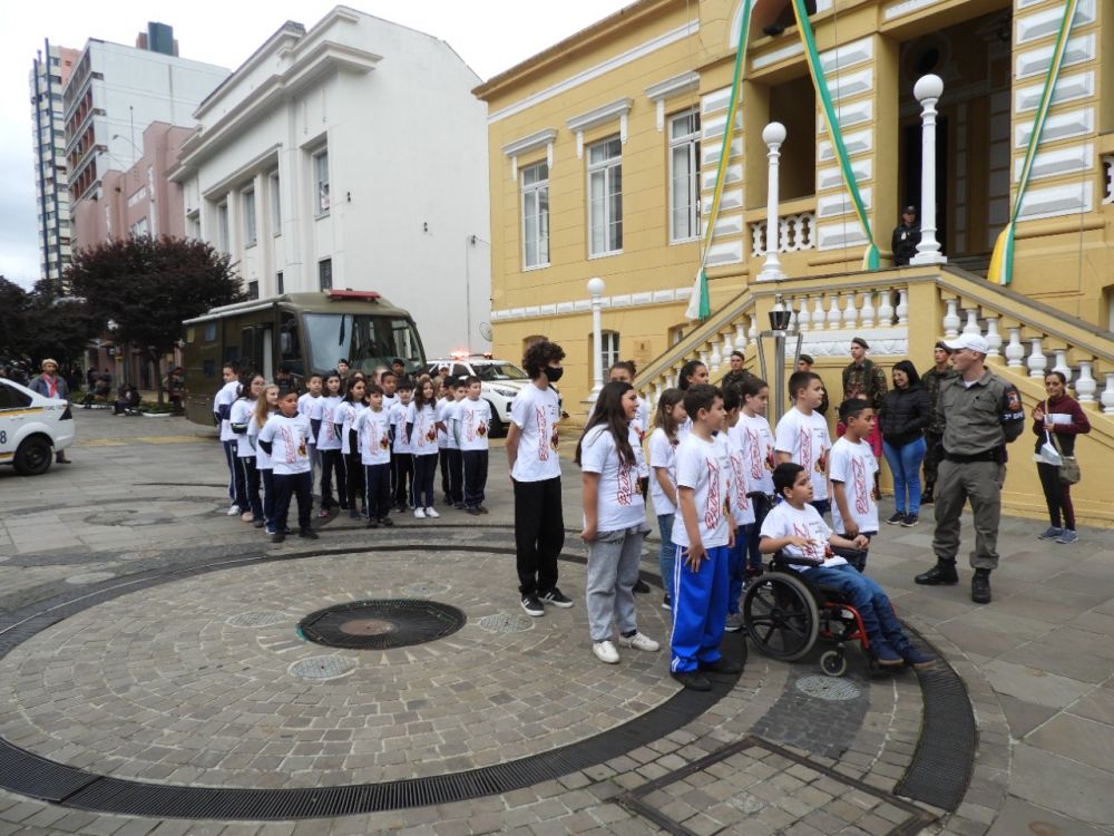 Brigada Militar realiza formatura do Proerd em Bento Gonçalves 