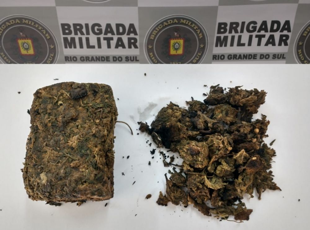 Brigada Militar prende homem por tráfico de drogas em Bento Gonçalves