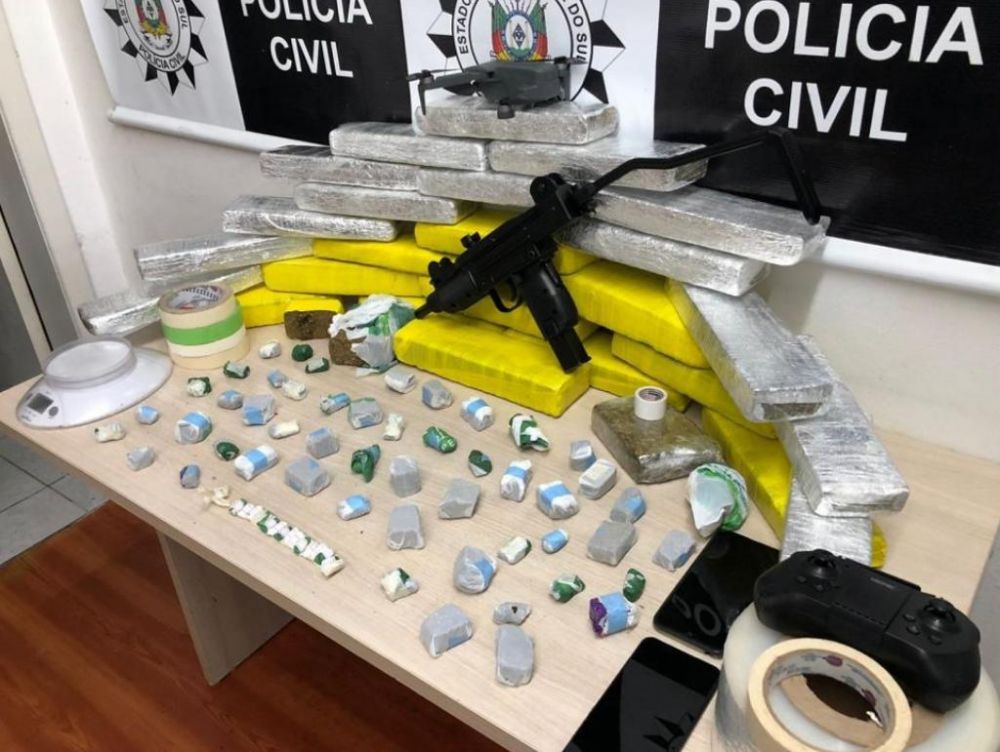 Polícia Civil desarticula ponto de tráfico de drogas em Bento Gonçalves