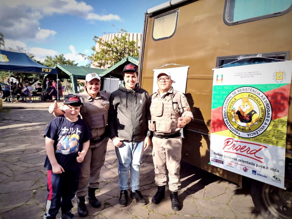 Brigada Militar realiza do Lions na Praça, em Bento Gonçalves