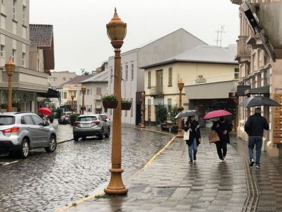 Fim de Semana de frio e chuva em toda a Serra