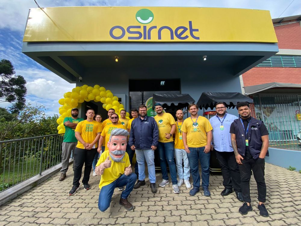 Loja da Osirnet inaugura em Garibaldi