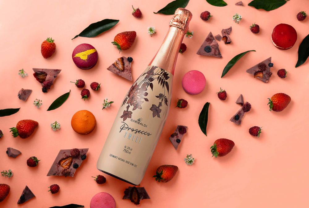 Inédito, Espumante Garibaldi Prosecco Rosé Sweet 