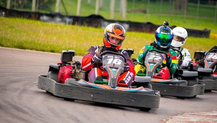 Jean Picolotto treina para o Gaúcho de Kart Indoor 